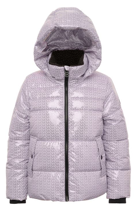 Kids' MK Print Puffer Jacket (Big Kid)