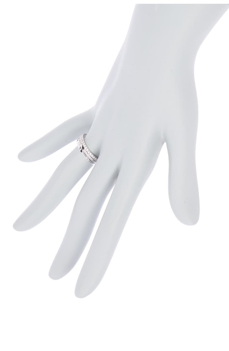 NORDSTROM RACK Stackable CZ Rings - Set of 3, Alternate, color, Clear- Silver