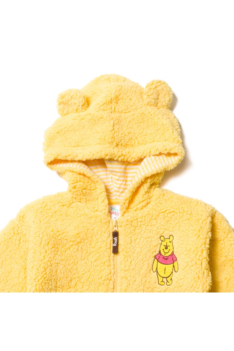 Faux Shearling Hoodie, Alternate, color, Winnie the Pooh Yellow