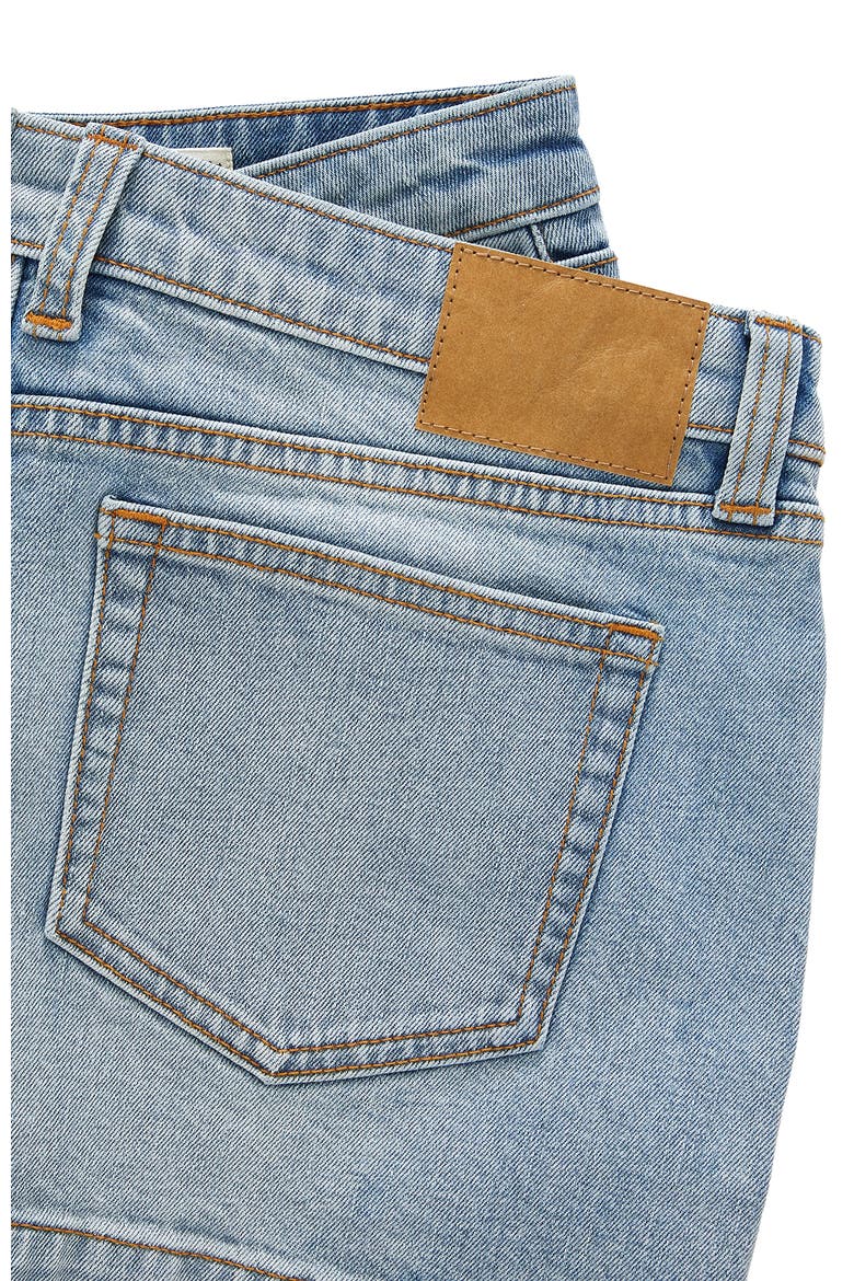 Women's Micro Low Denim Skirt, Alternate, color, Vision Blue