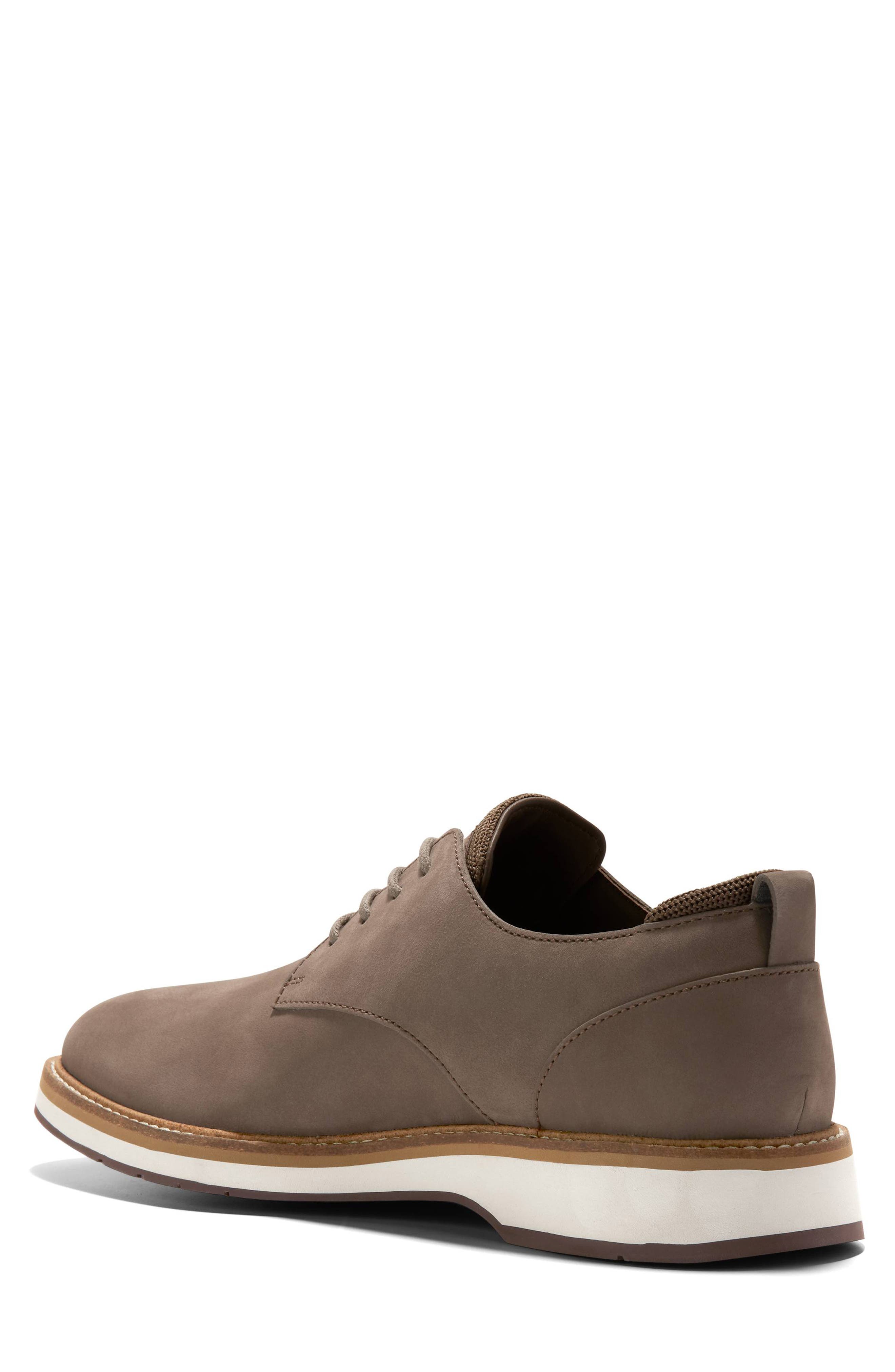 Cole Haan Osborn Plain Toe Derby, Alternate, color, Truffle Nubuck / Ivory