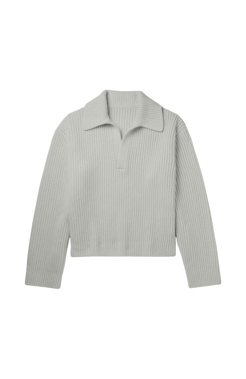 Kip. Kip Merino Cashmere Lounge Sweater In Gray