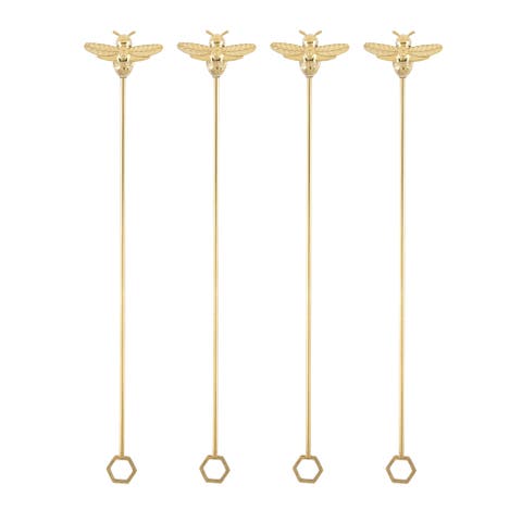 Bumble Bee Stir Sticks Set of 4