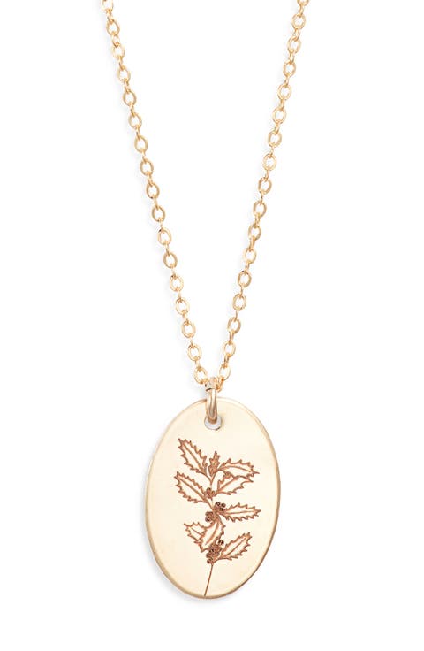 Louise Birth Flower Necklace
