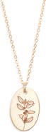 Set & Stones Louise Birth Flower Necklace