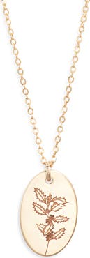 Set & Stones Louise Birth Flower Necklace