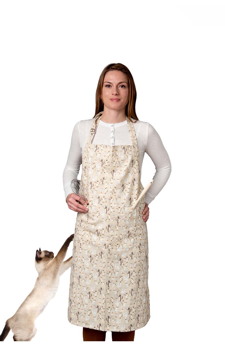Cattington Kitchen Apron for Cat Lovers, Main, color,