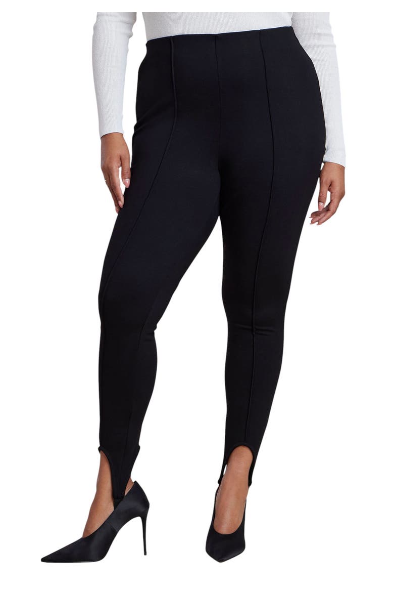Miracle Flawless Ponte Stirrup Legging, Main, color, BLACK ONYX