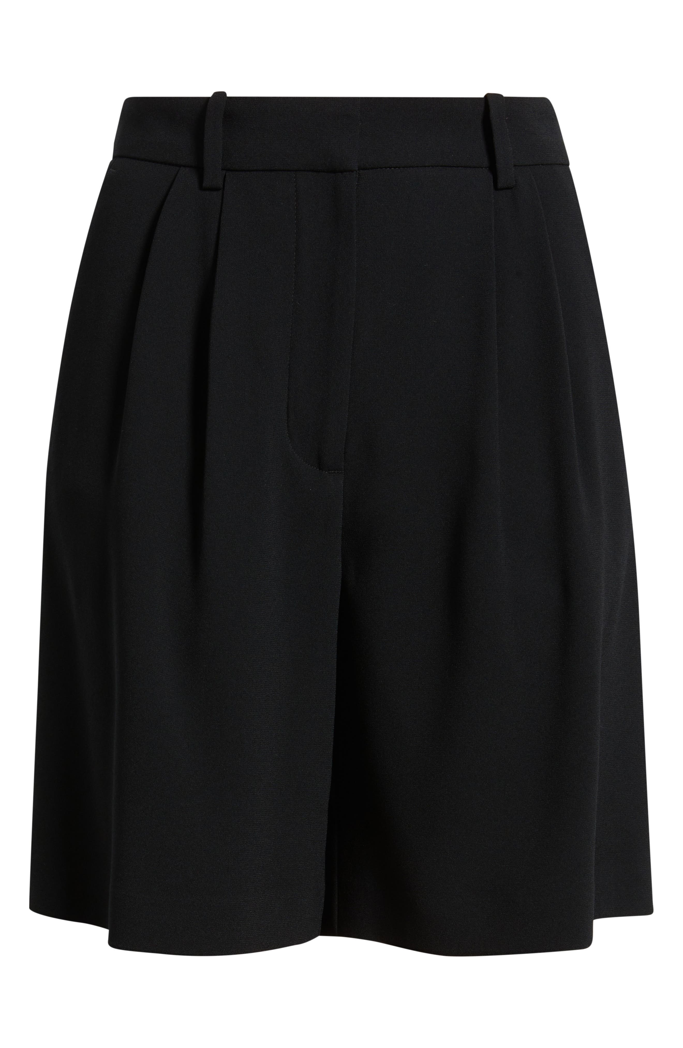 Женские Nordstrom Pleat Front Trouser Shorts — фото 6