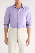 Robert Graham Davis Linen & Cotton Woven Button-Up Shirt