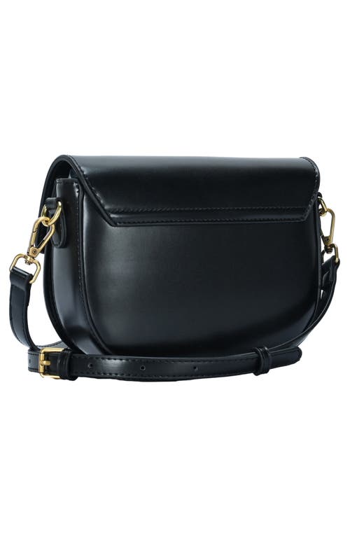 Mms Design Studio Square Buckle Crossbody Bag In Black
