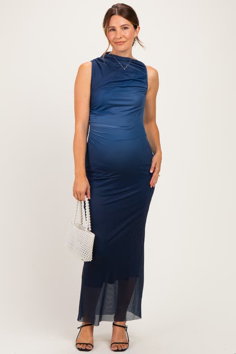 Blue Maternity Dresses