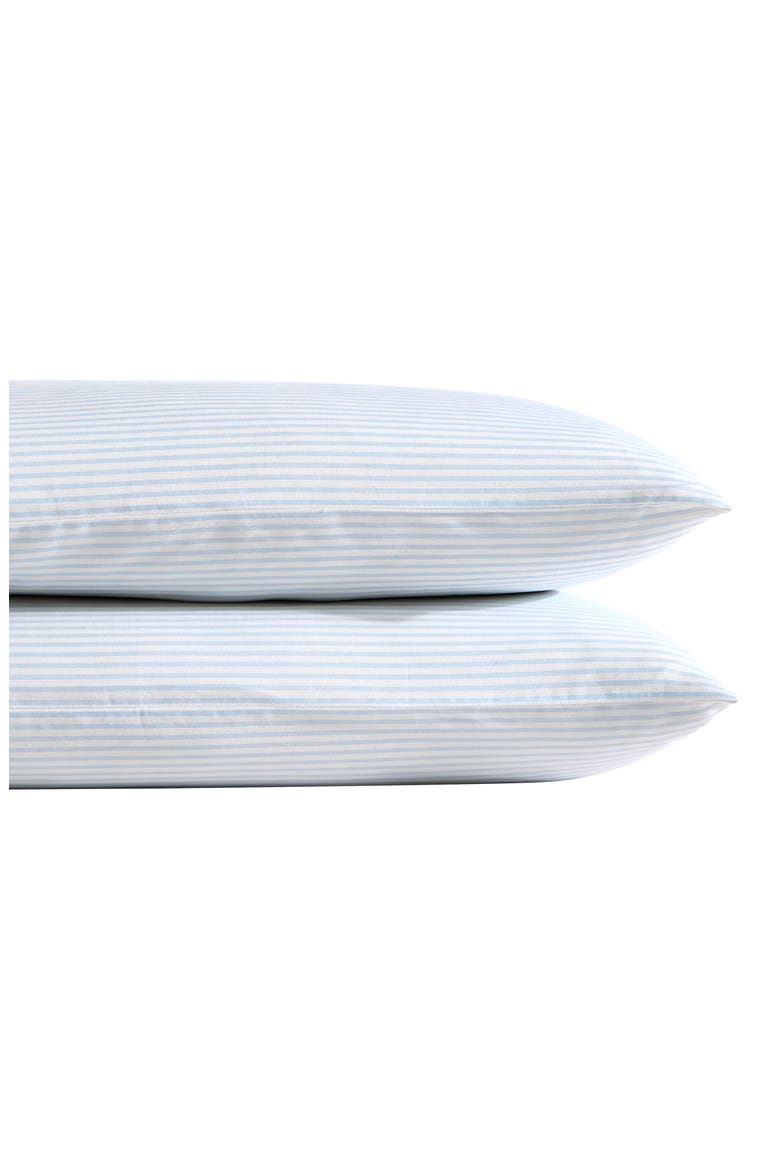 Ramona Cotton Sateen Pillowcase Set, Main, color, BLUE
