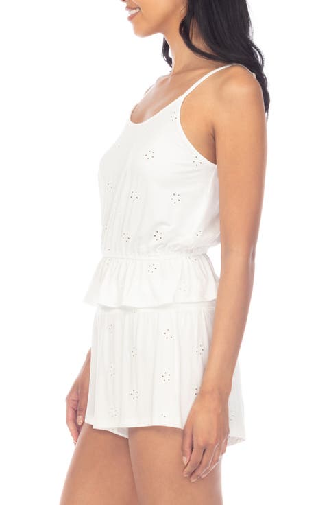 Clear Skies Crop Camisole & Shorts Pajamas