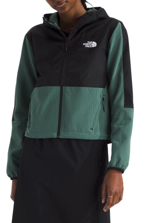 THE NORTH FACE THE NORTH FACE TEKWARE™ GRID HYBRID FULL-ZIP HOODED JACKET 