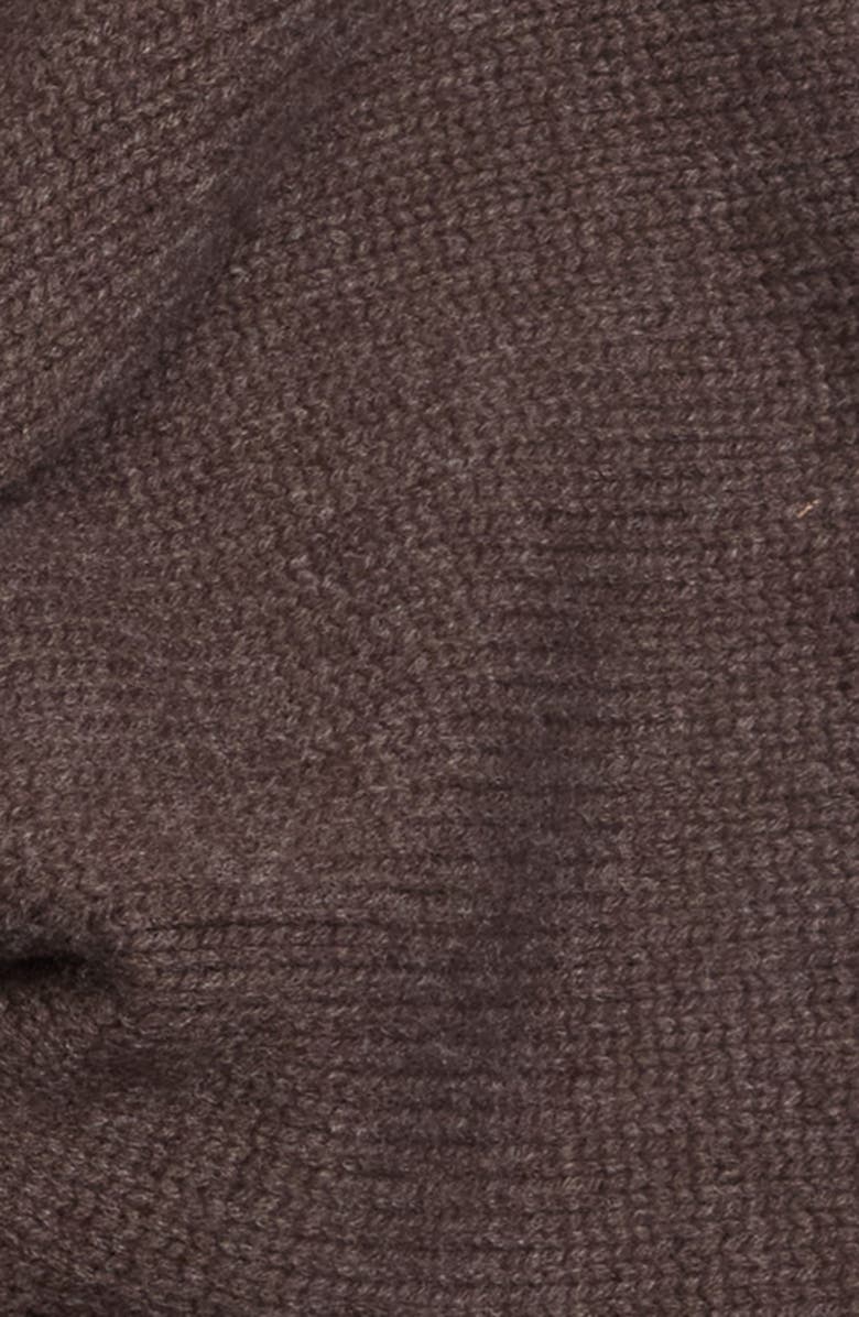 NACKIYÈ Queen's Guard Hooded Merino Wool & Cashmere Scarf, Alternate, color, Maroon Borsalino