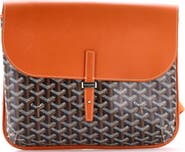 Pre-Owned Goyard Coursier Messenger Bag Coated Canvas and Leather