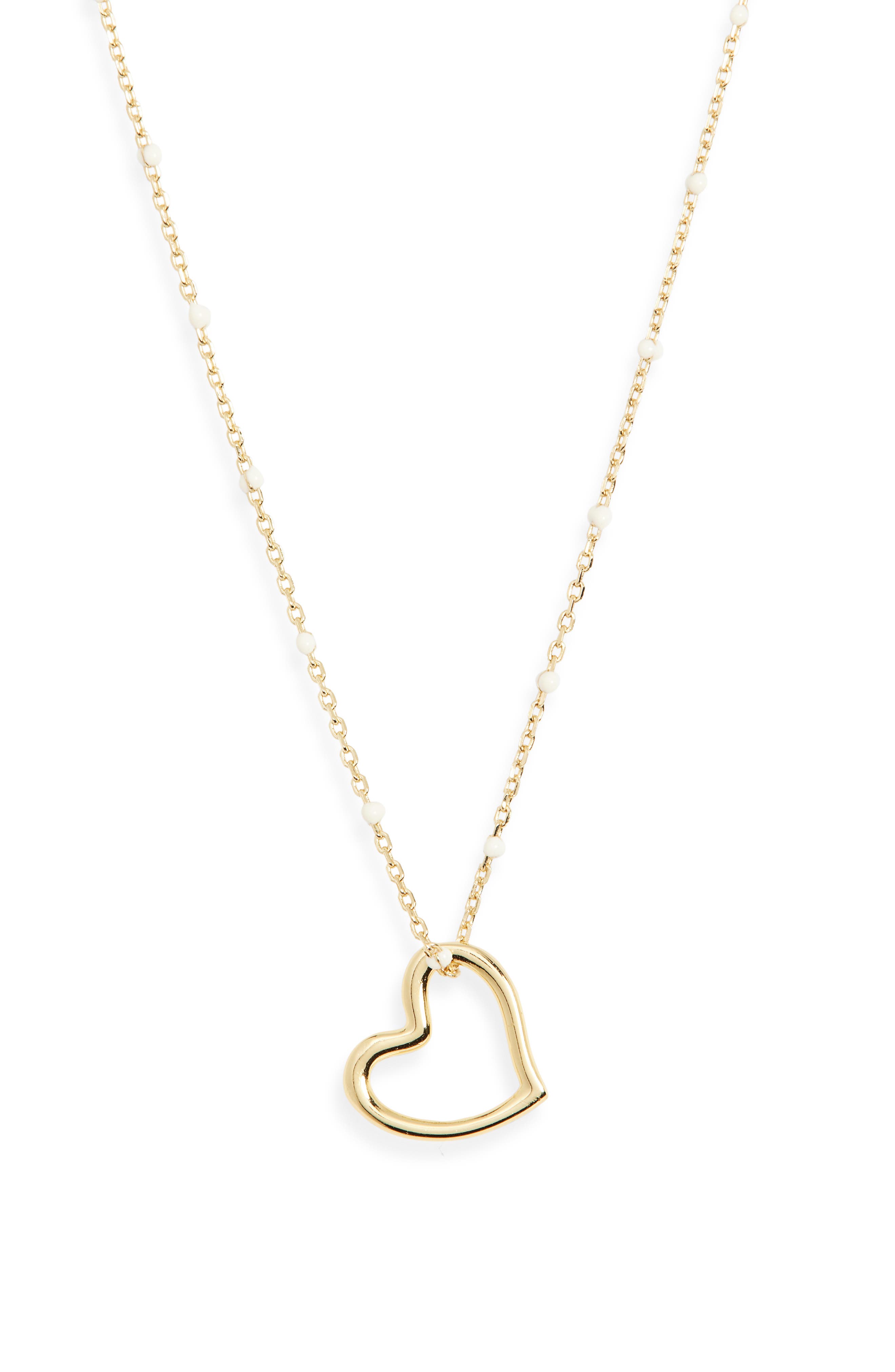 ARGENTO VIVO Open Heart Pendant Necklace