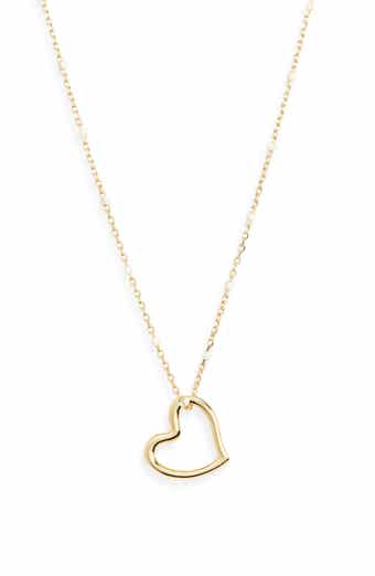 ARGENTO VIVO Open Heart Pendant Necklace