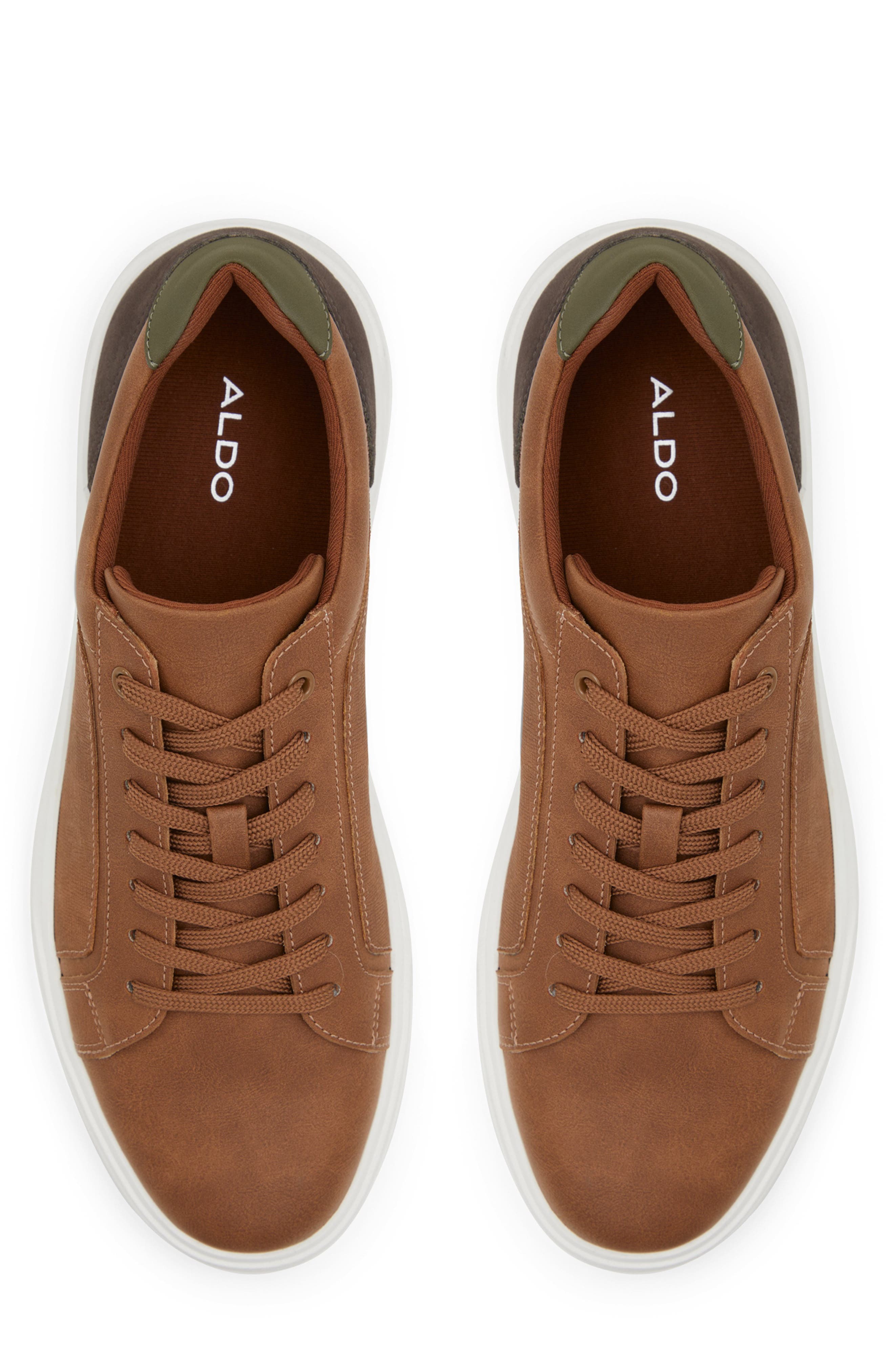 ALDO Ogspec Sneaker, Alternate, color, Cognac