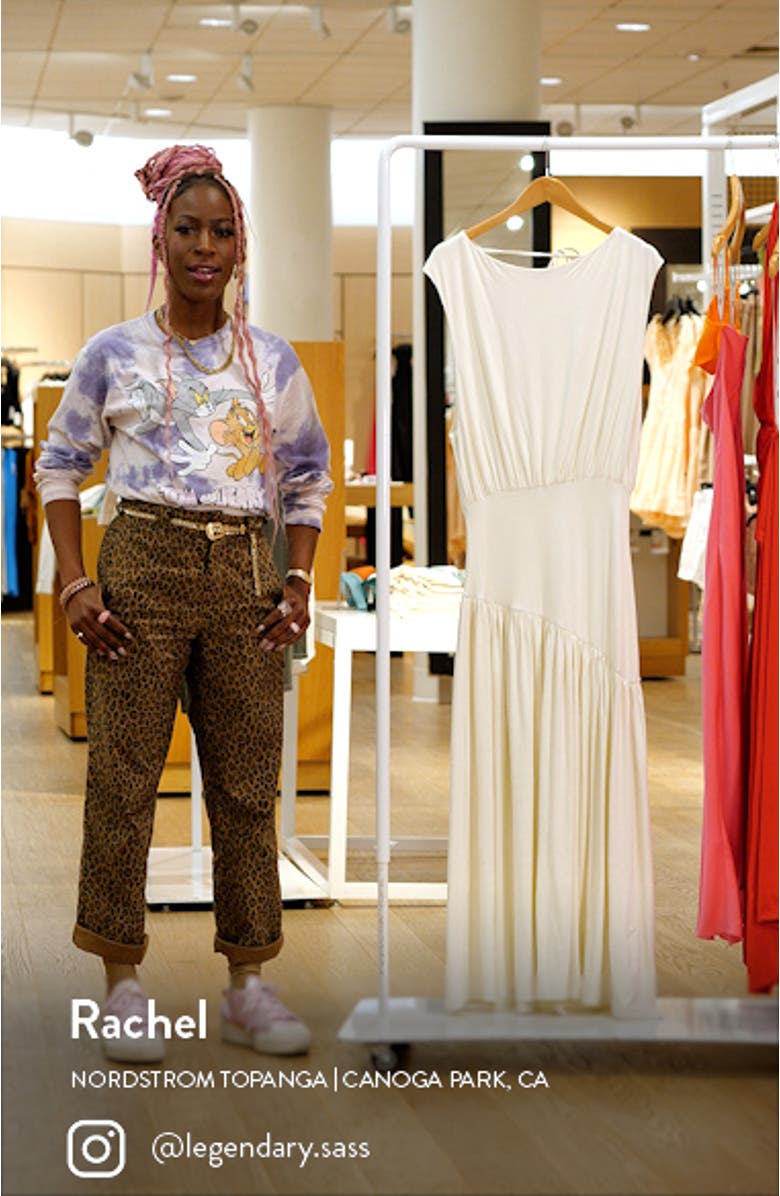 Drape Cutout Back Maxi Dress, sales video thumbnail