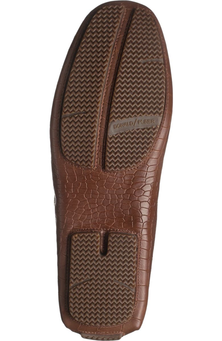 Donald Pliner Veeto Croc Embossed Leather Driver, Alternate, color,