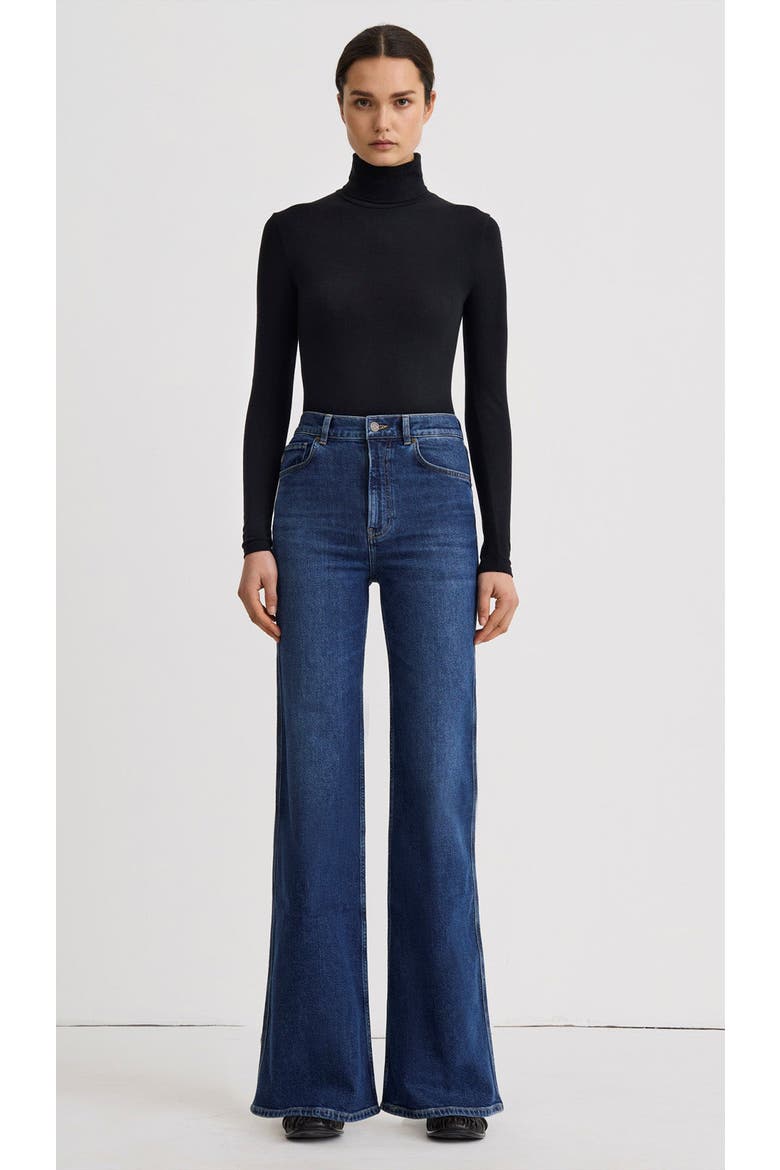 Swan Stretch High Rise Bootcut Jean, Main, color, Vintage Mid Blue