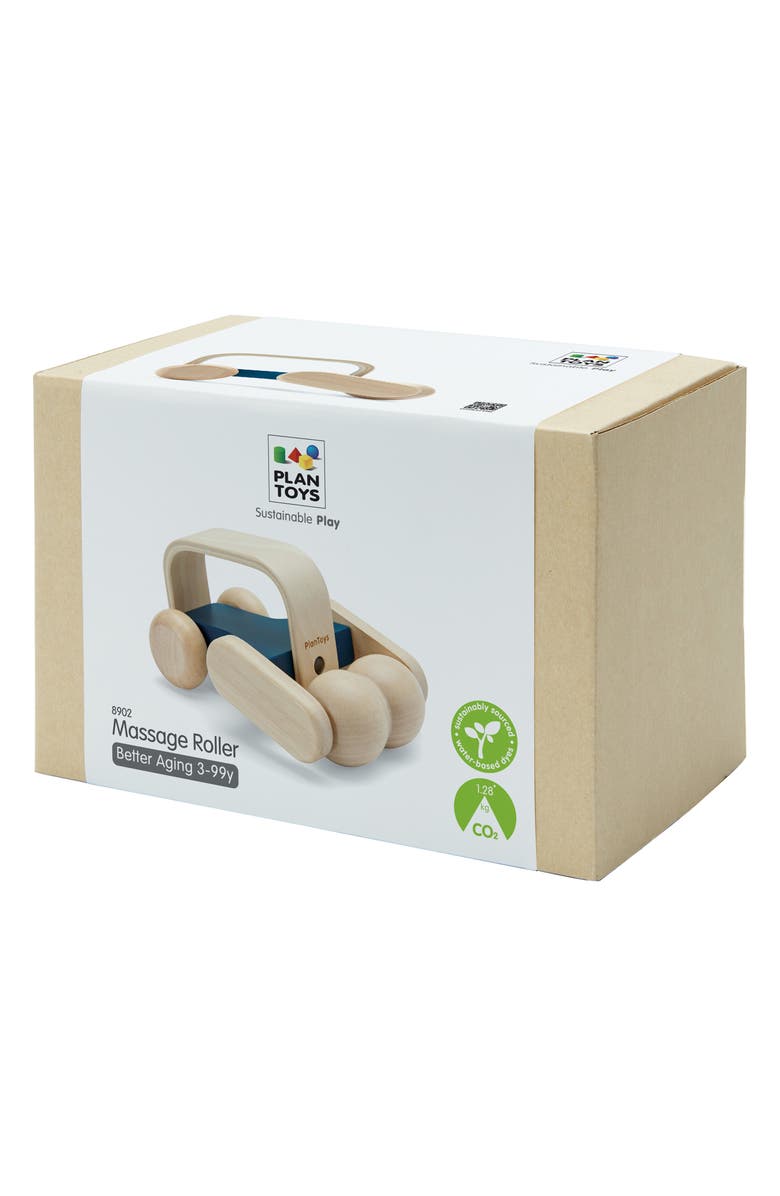 PlanToys<sup>®</sup> Massage Roller, Alternate, color, Brown