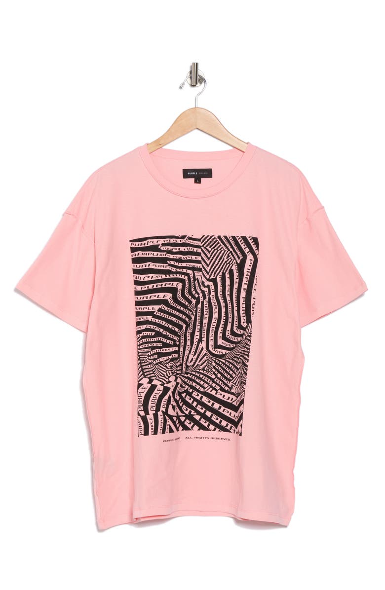 PURPLE BRAND Textured Inside Out Graphic T-Shirt, Alternate, color,