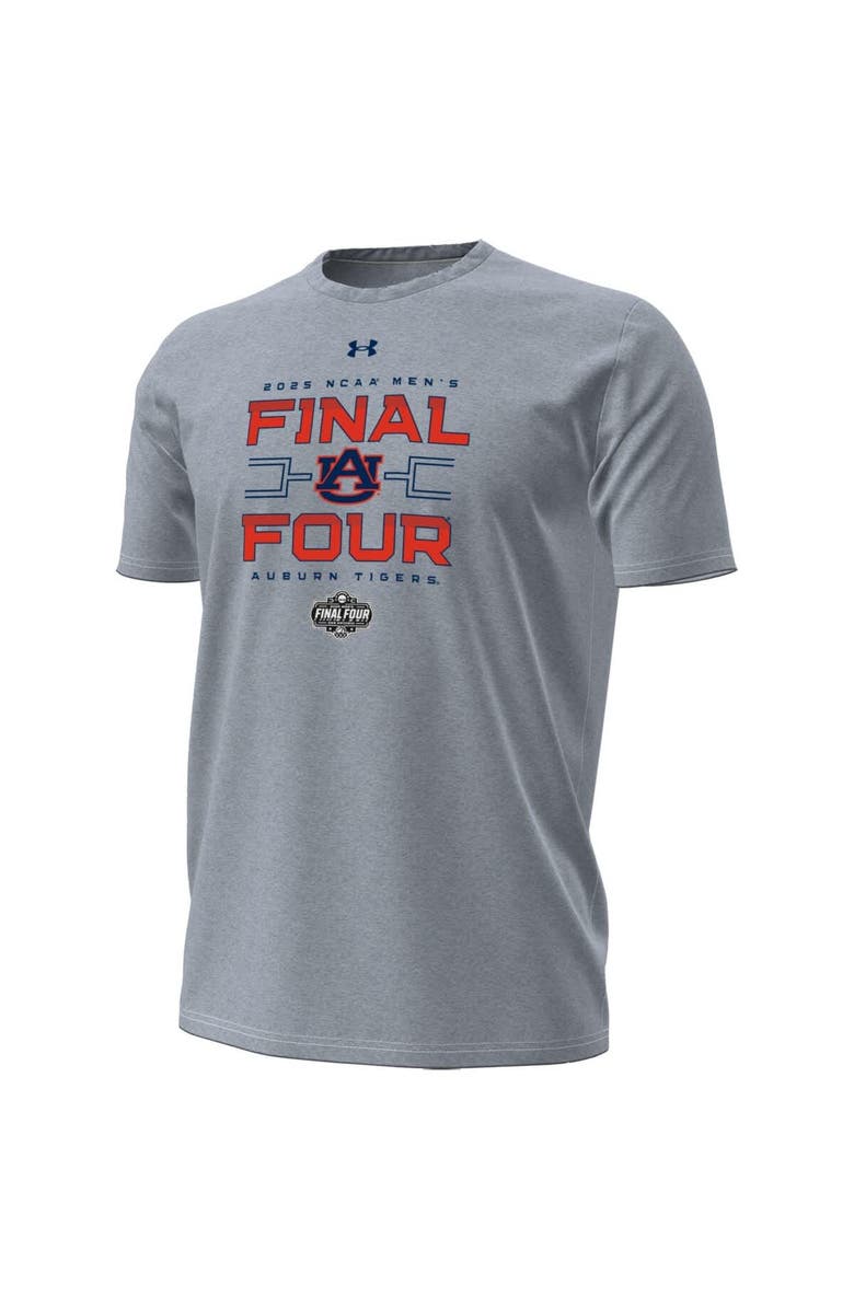 Under Armour Men's Under Armour Gray Auburn Tigers 2025 NCAA Men's Basketball Tournament March Madness Final Four Locker Room T-Shirt, Alternate, color, 