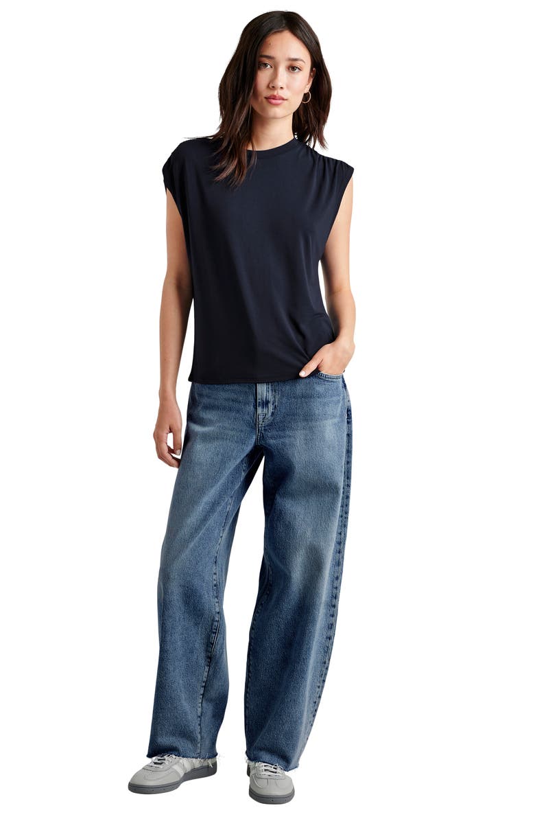 Splendid Ruched T-Shirt, Alternate, color, 