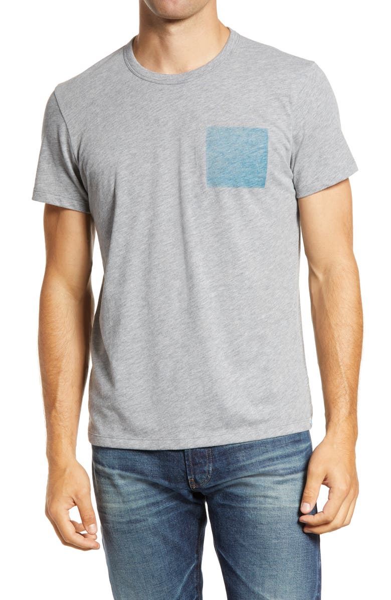 Jason Scott Blue Square T-Shirt, Main, color, 