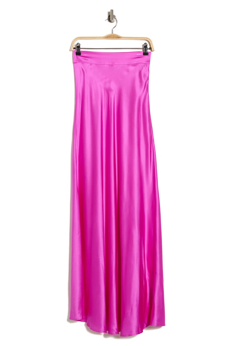 Ryker Bias Cut Silk Maxi Skirt, Alternate, color, BRIGHT PURPLE