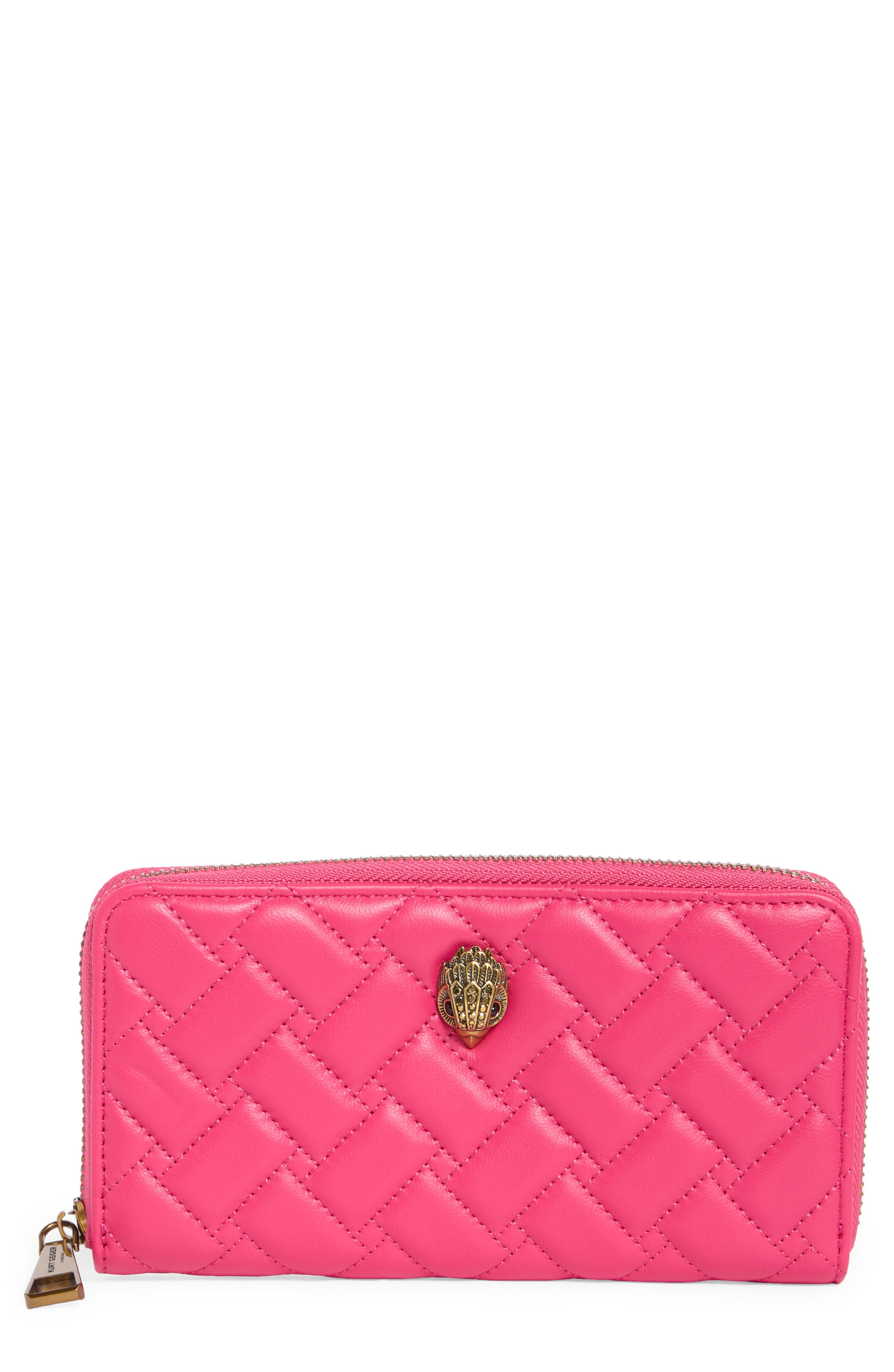 Kurt Geiger London Kensington Zip Around Quilted Wallet
