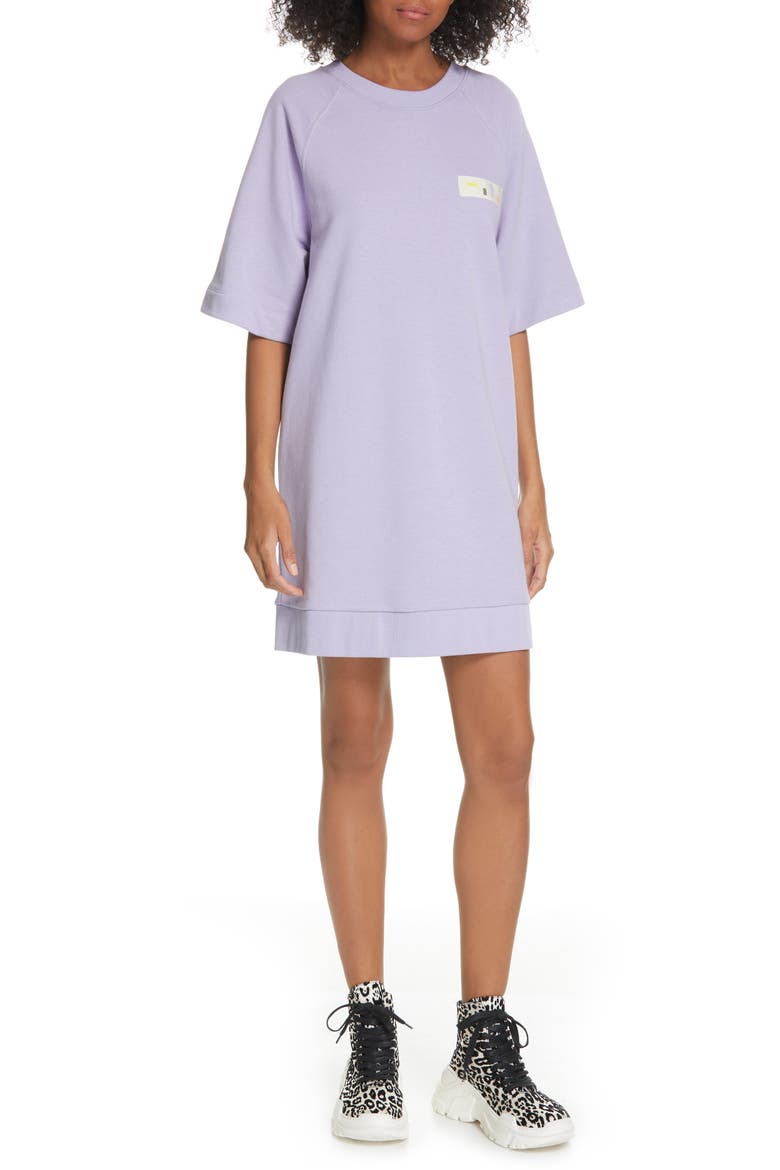 Sweatshirt Dress, Main, color, LAVENDER