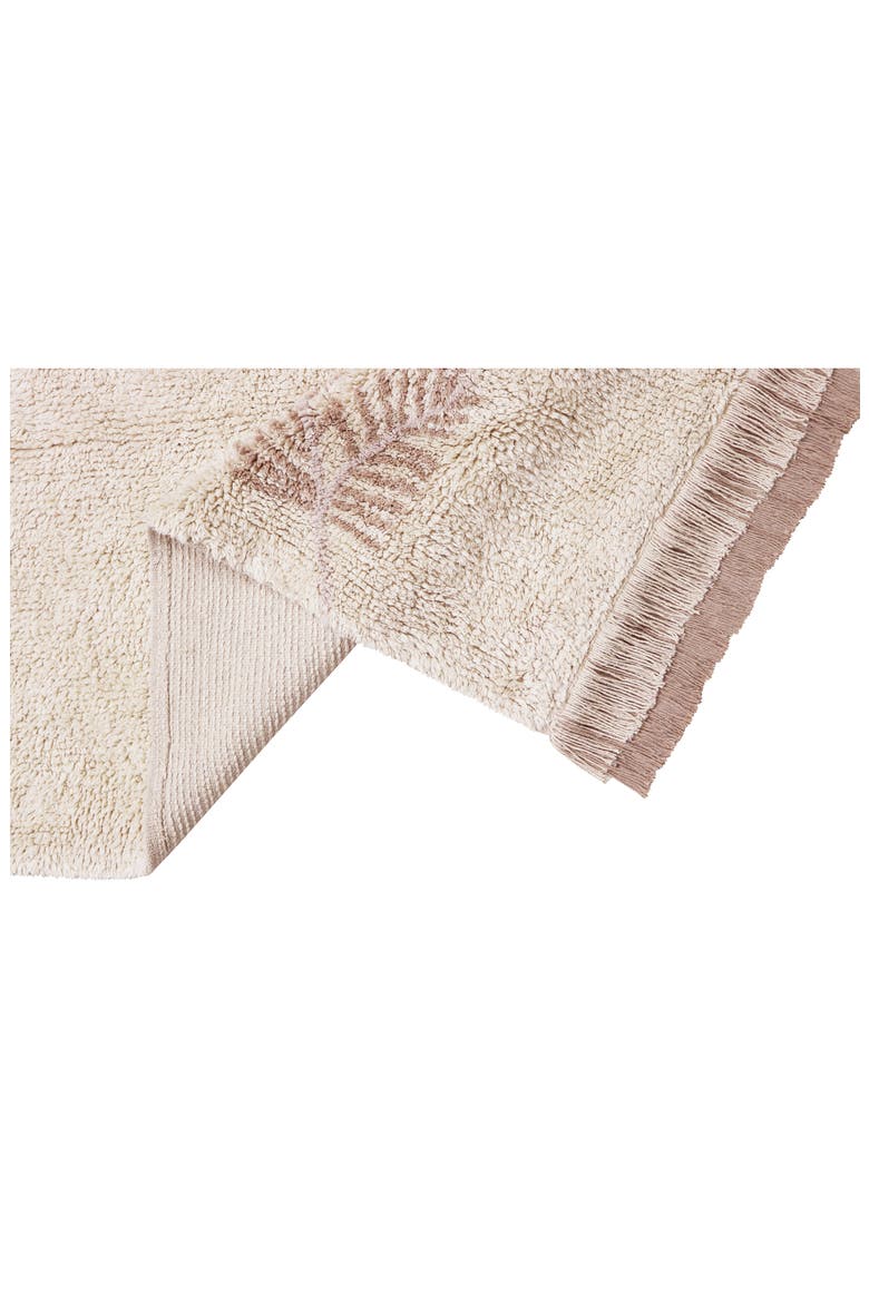 Pine Forest Washable Cotton Rug, Alternate, color, BROWN TONES