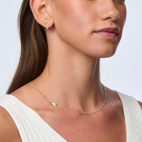 Lele Sadoughi Kappa Alpha Theta Charm Necklace In Gold
