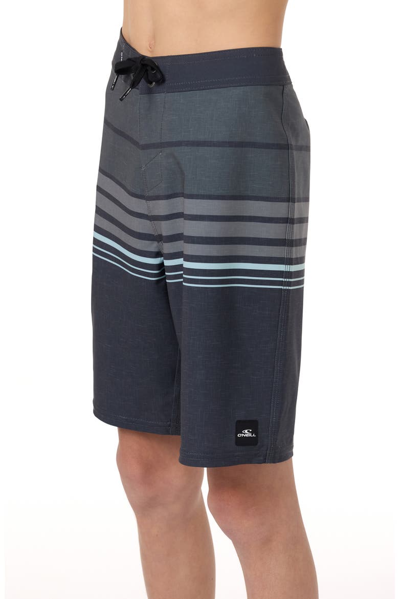 Kids' Hyperfreak Heat Stripe Swim Trunks, Alternate, color, PHANTOM