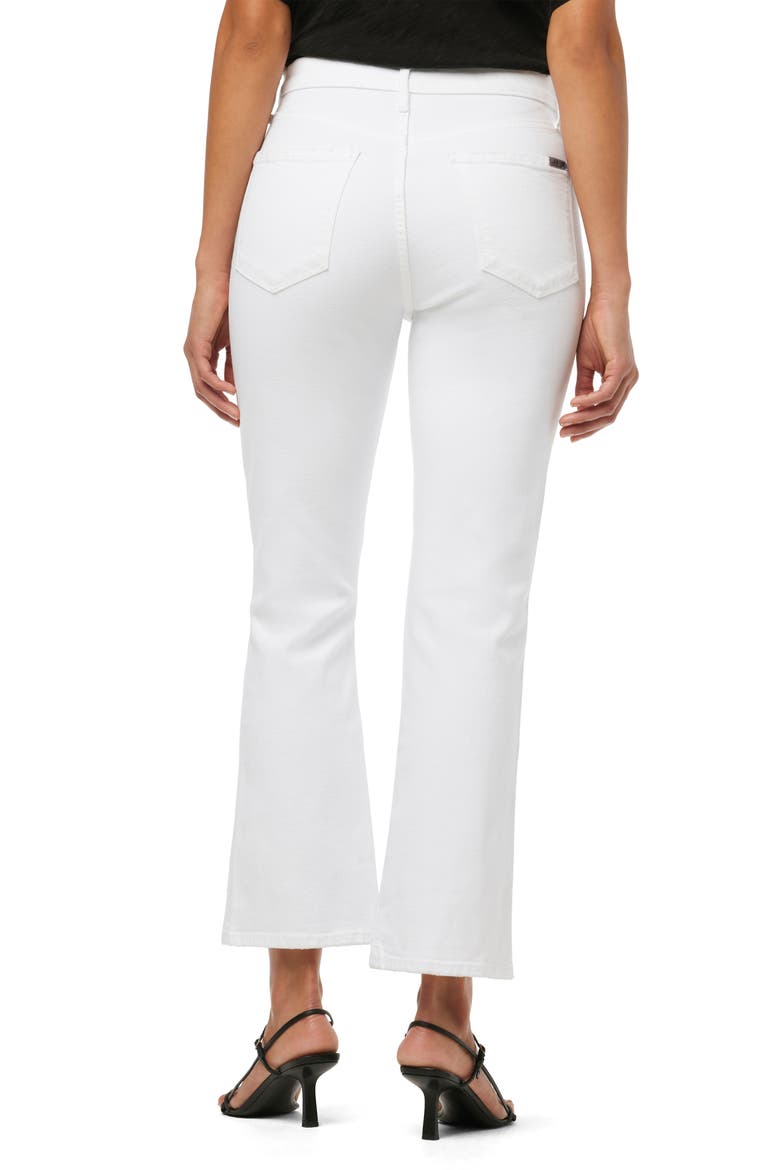 High Rise Crop Bootcut Jeans, Alternate, color, WHITE