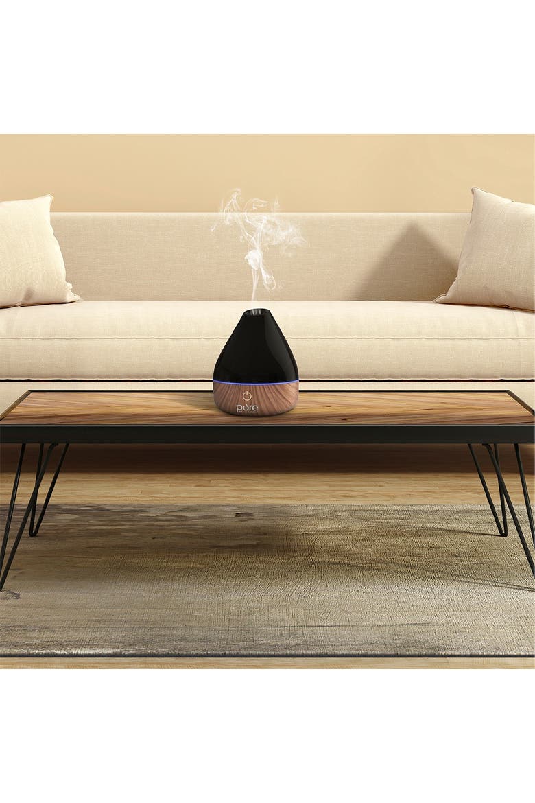 PureSpa Natural Essential Oil Diffuser - Black, Alternate, color, NONE