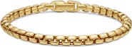 David Yurman Men's Box Chain Bracelet in 18K Yellow Gold, 5mm