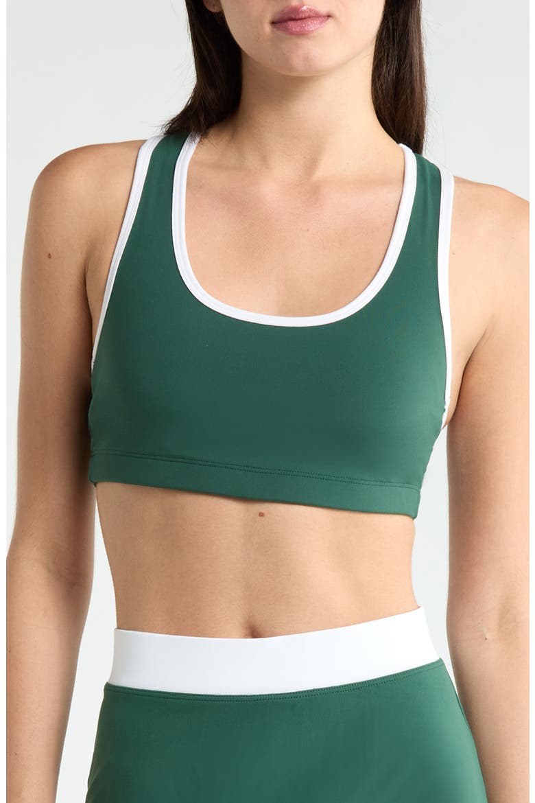 Sport Court Scoop Neck Sports Bra, Main, color, TURF WHITE