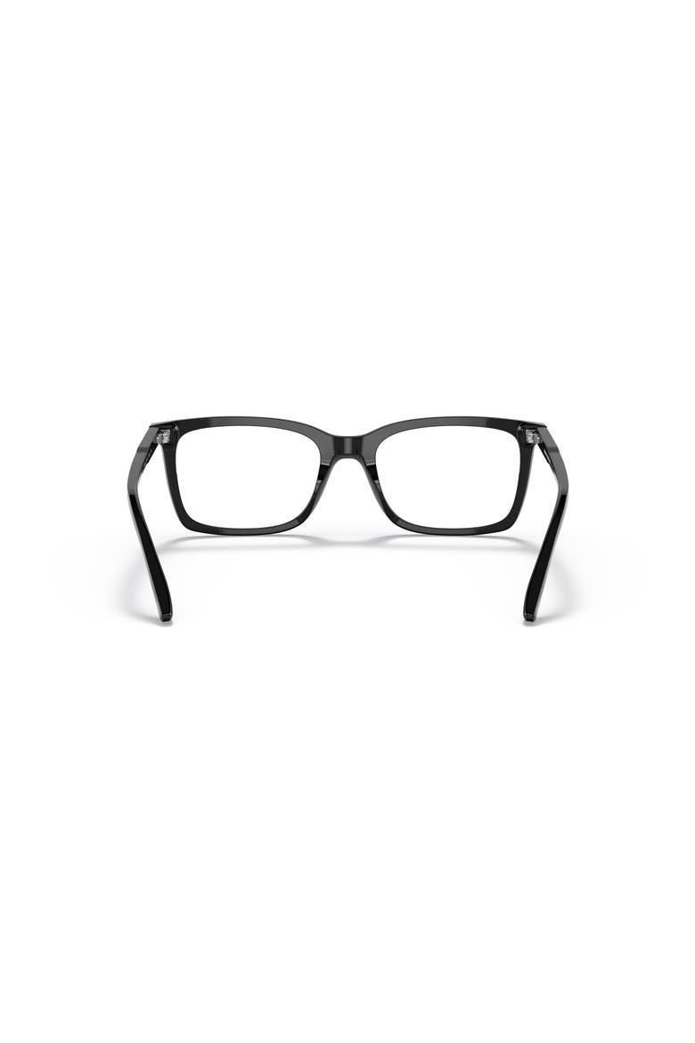 55mm Square optical glasses, Alternate, color, Black