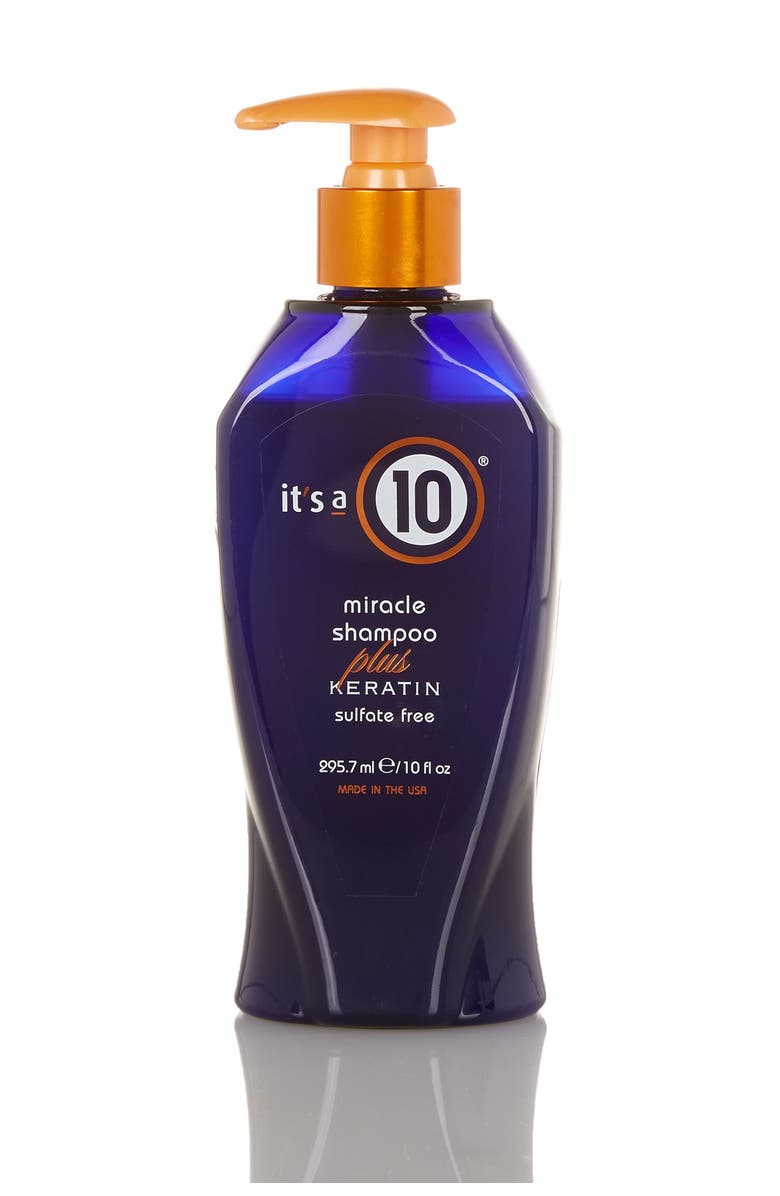 ITS A 10 Miracle Shampoo Plus Keratin - 10 oz., Main, color,