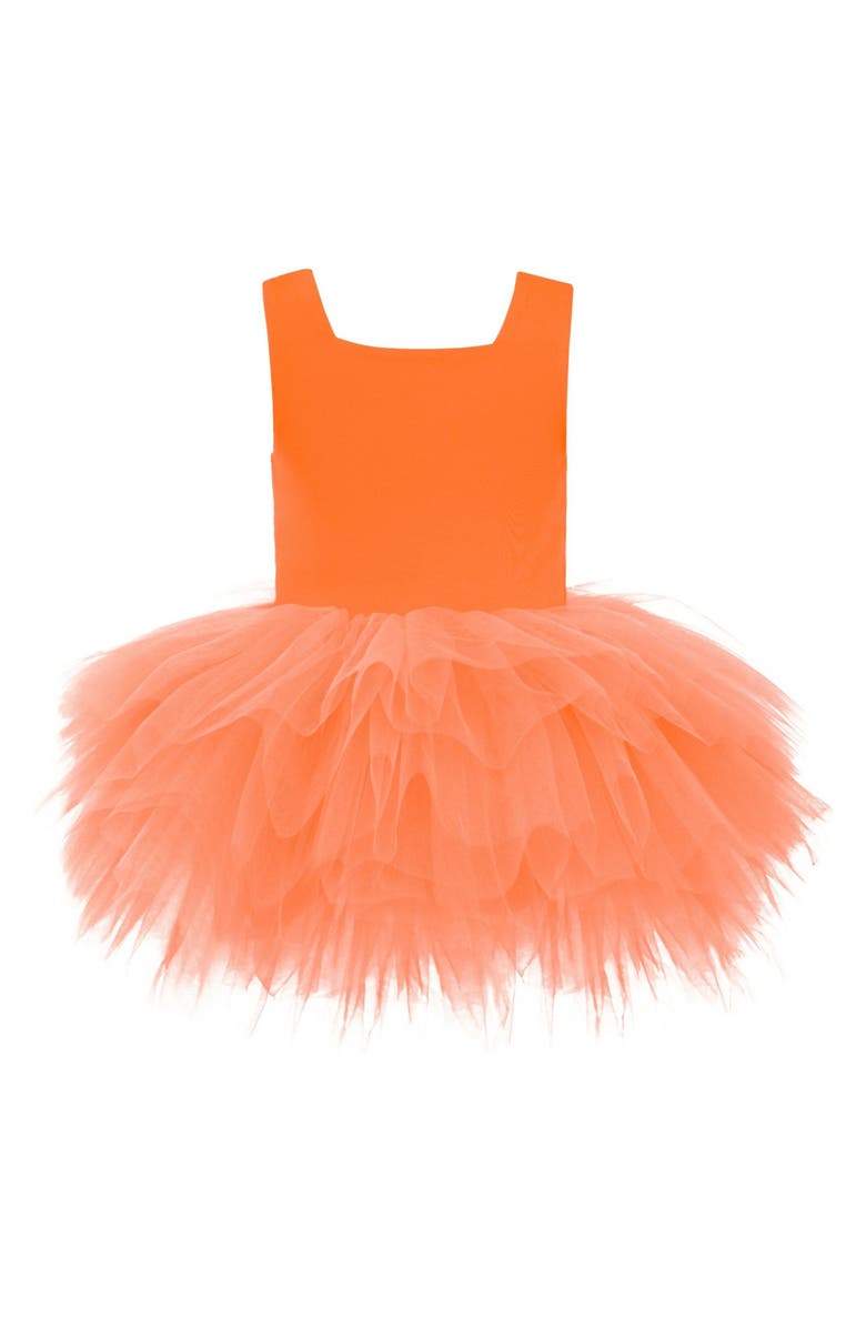 Mimi Tutu Neon Tutu Dress, Main, color, Coral