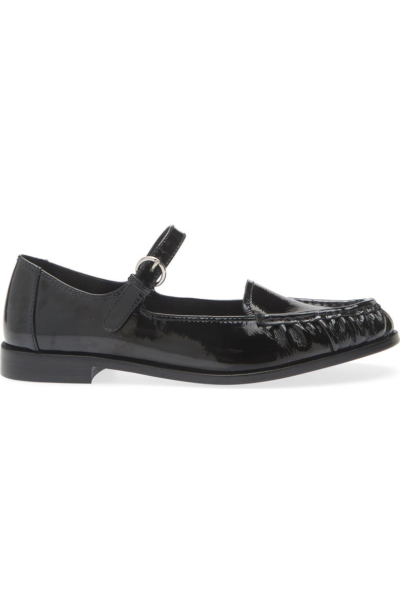 Jeffrey Campbell Lillith Mary Jane Flat, Alternate, color, Black Patent