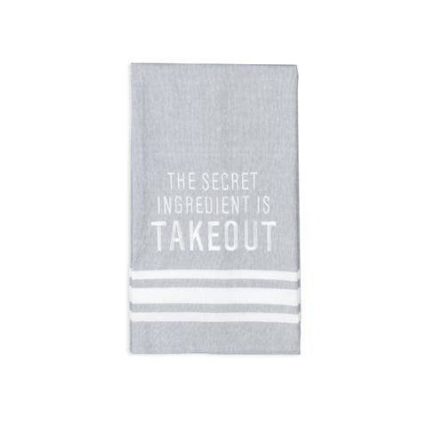 The Secret Ingredient Is Tea Towel Cotton White