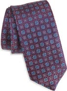 Nordstrom Montagna Neat Floral Medallion Silk Jacquard Tie