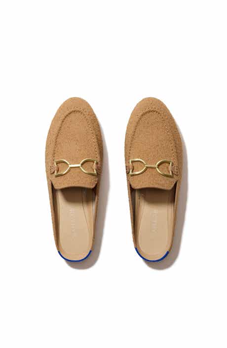 Double Bit Bouclé Loafer Mule