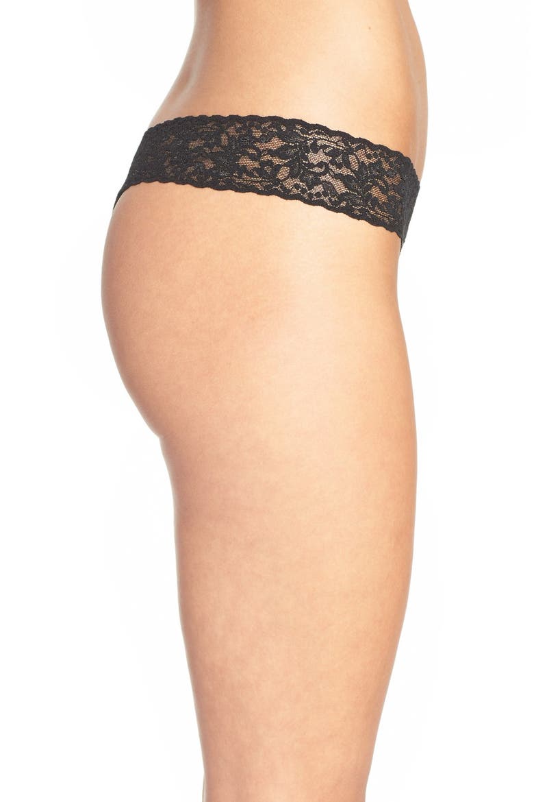 Original Rise Thong, Alternate, color, BLACK